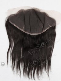 In Stock Indian Remy Hair 12" Straight Natural Color Lace Frontal SKF-052
