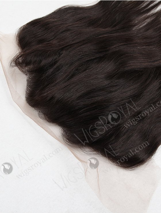 In Stock Indian Remy Hair 12" Straight Natural Color Lace Frontal SKF-052-13413