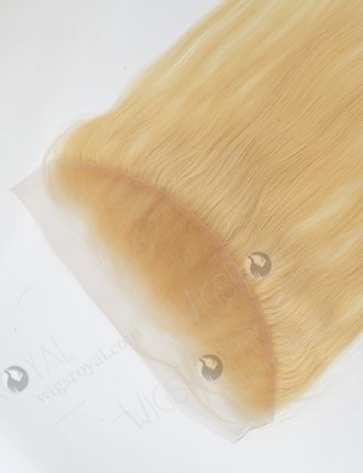 In Stock Malaysian Virgin Hair 16" Straight Color #613 Lace Frontal SKF-037