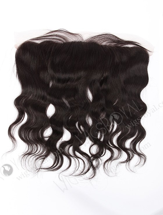In Stock Indian Remy Hair 14" Natural Wave Natural Color Silk Top Lace Frontal SKF-064-13499