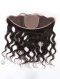 In Stock Indian Virgin Hair 16" Natural Wave Natural Color Silk Top Lace Frontal SKF-069