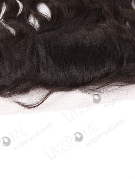 In Stock Indian Virgin Hair 16" Natural Wave Natural Color Silk Top Lace Frontal SKF-069-13531