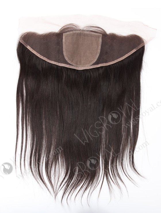 In Stock Indian Virgin Hair 16" Straight Natural Color Silk Top Lace Frontal SKF-067-13518