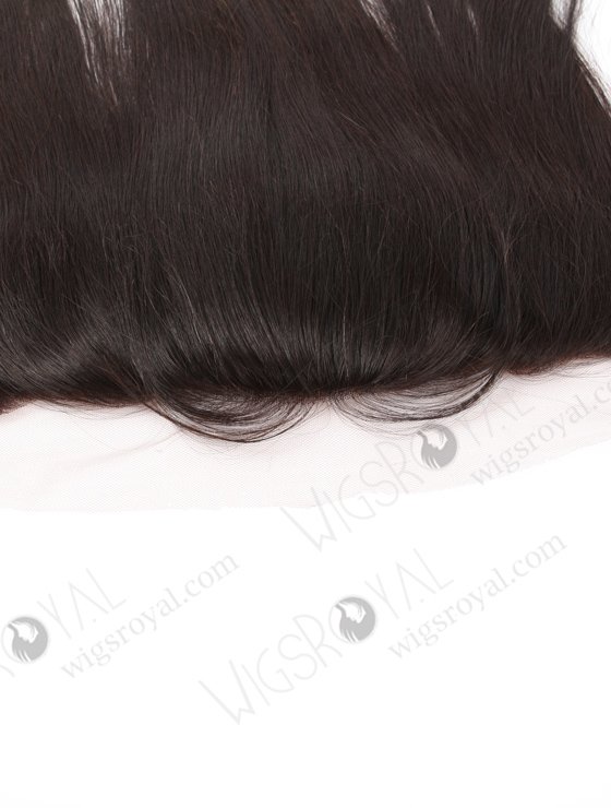 In Stock Indian Virgin Hair 16" Straight Natural Color Silk Top Lace Frontal SKF-067-13519