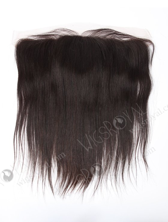 In Stock Indian Virgin Hair 14" Straight Natural Color Silk Top Lace Frontal SKF-066-13512