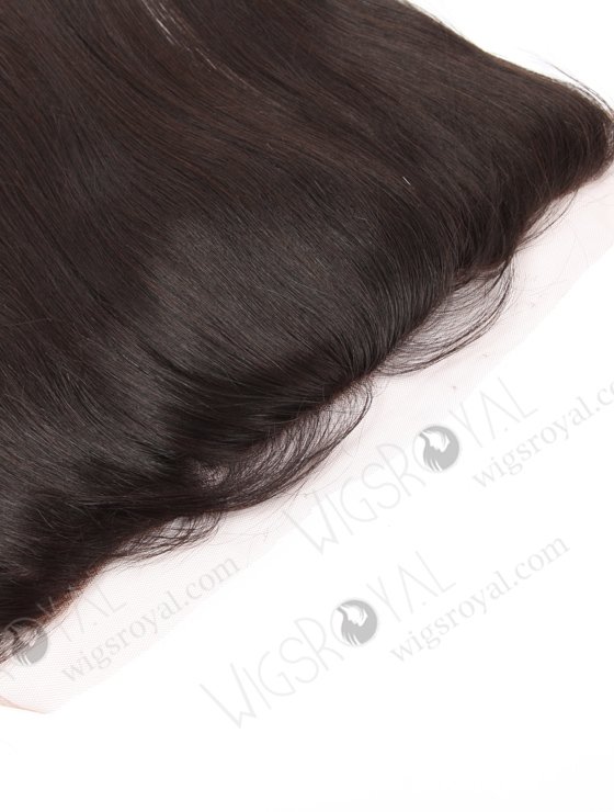 In Stock Indian Virgin Hair 14" Straight Natural Color Silk Top Lace Frontal SKF-066-13513
