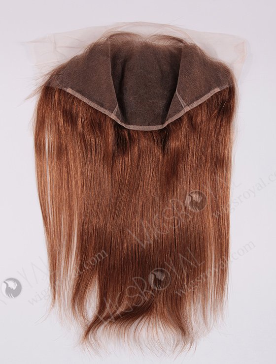 In Stock Malaysian Virgin Hair 14" Straight Color #30 Lace Frontal SKF-032-13439