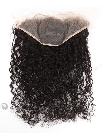 In Stock Indian Remy Hair 22" Tight Curl Natural Color Lace Frontal SKF-106