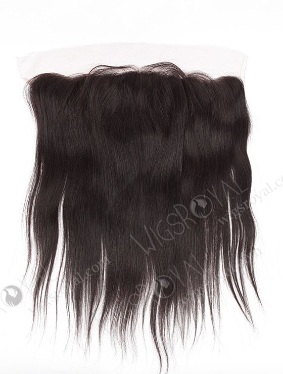 In Stock Indian Remy Hair 14" Straight Natural Color Silk Top Lace Frontal SKF-062-13483