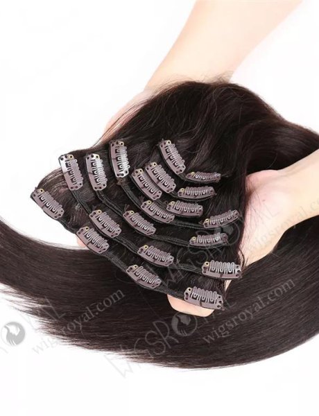 Top Quality Human Hair Clip in Hair Extensions WR-CW-002