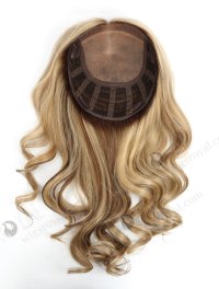 Fascinating Beach Wave Silk Top Human Hair Topper Topper-069