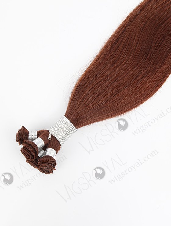 In Stock Brazilian Virgin Hair 18" Silky Straight 33# Color Hand-tied Weft SHW-031-13854