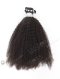 In Stock Brazilian Virgin Hair 18" Afro Curl Natural Color Hand-tied Weft SHW-027