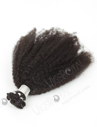 In Stock Brazilian Virgin Hair 18" Afro Curl Natural Color Hand-tied Weft SHW-027