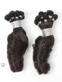 In Stock Brazilian Virgin Hair 12" Loose Spiral Curl Natural Color Hand-tied Weft SHW-002
