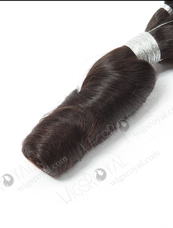 In Stock Brazilian Virgin Hair 14" Loose Spiral Curl Natural Color Hand-tied Weft SHW-003-13887