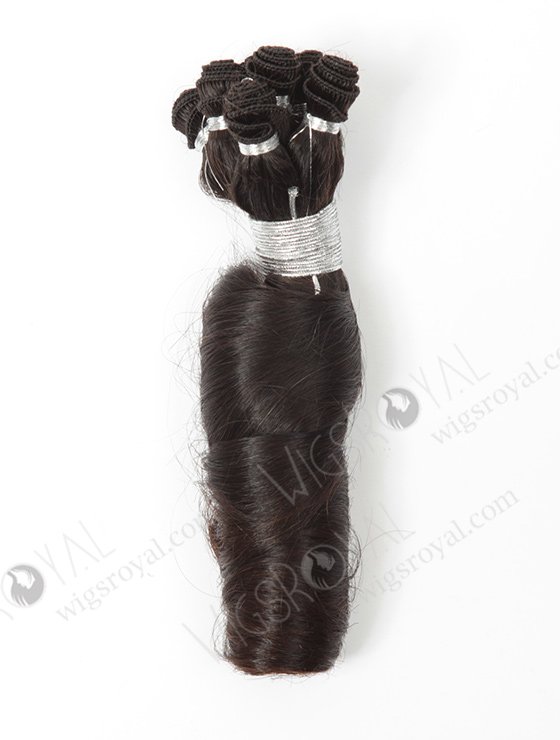 In Stock Brazilian Virgin Hair 14" Loose Spiral Curl Natural Color Hand-tied Weft SHW-003