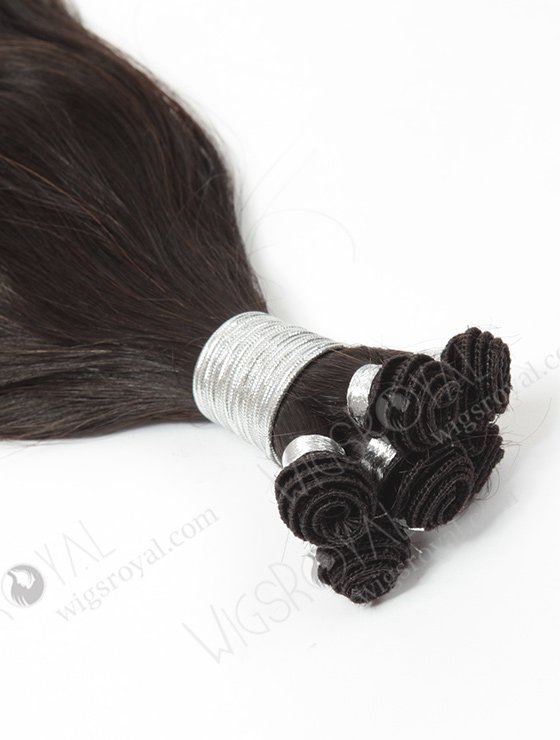In Stock Brazilian Virgin Hair 18" Natural Wave Natural Color Hand-tied Weft SHW-012-13784