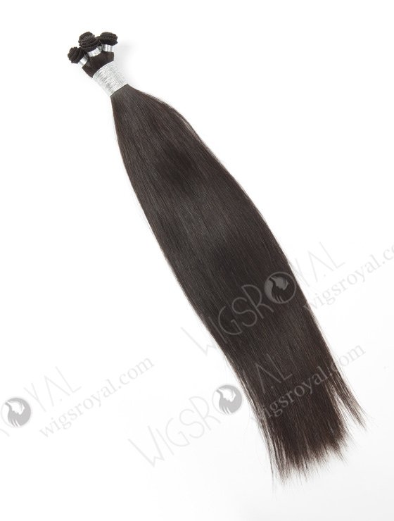 In Stock Brazilian Virgin Hair 18" Silky Straight Natural Color Hand-tied Weft SHW-022-13821