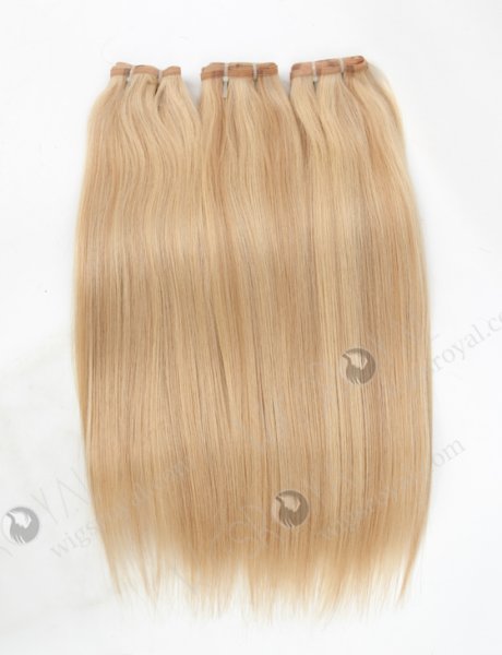 Seamless Comfortable Flat Hybrid Wefts Cuticle Aligned European Virgin Hair WR-MW-189