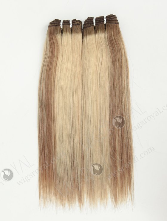 Top Grade Human Hair Weft Extensions Tangle Free No Shed WR-MW-181-14052