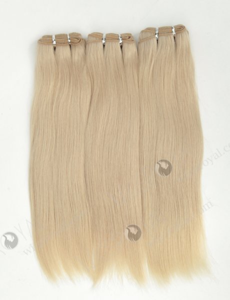 Best Quality Platinum Blonde Hair Weft 14 Inches WR-MW-177