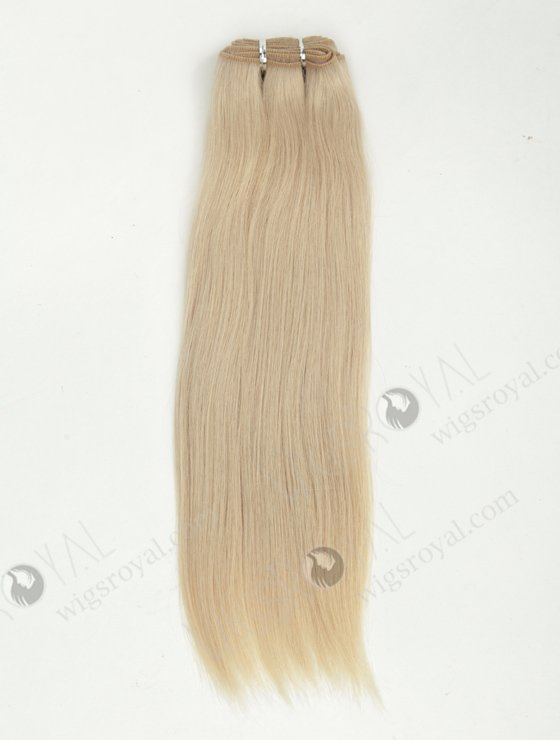 Best Quality Platinum Blonde Hair Weft 14 Inches WR-MW-177-14083
