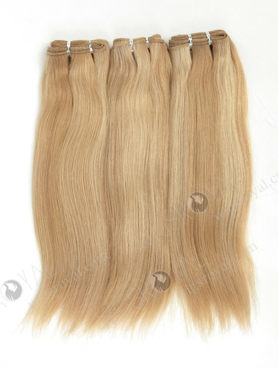 High Quality European Remy Human Hair Weft 14" Blonde Color WR-MW-180-14058