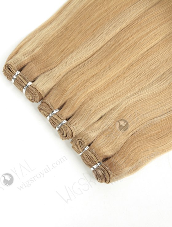 High Quality European Remy Human Hair Weft 14" Blonde Color WR-MW-180-14061
