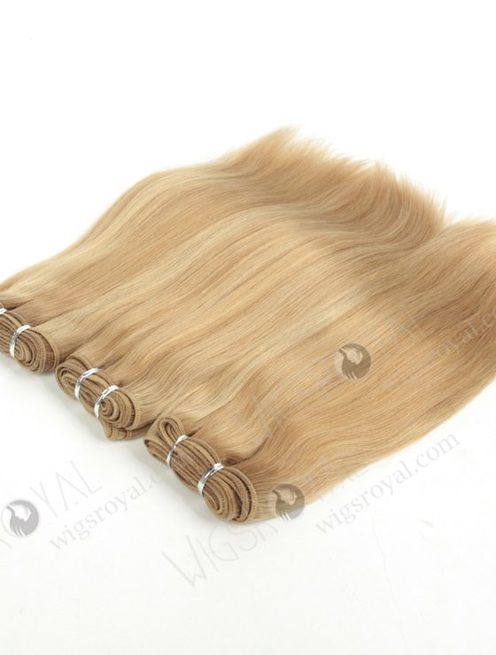High Quality European Remy Human Hair Weft 14" Blonde Color WR-MW-180-14062