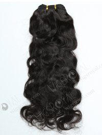 In Stock Indian Remy Hair 18" Natural Wave 2# Color Machine Weft SM-1113
