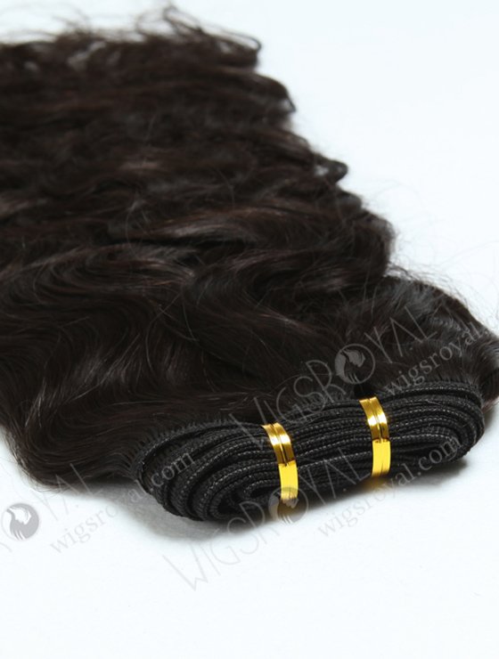 In Stock Indian Remy Hair 18" Natural Wave 2# Color Machine Weft SM-1113-14395