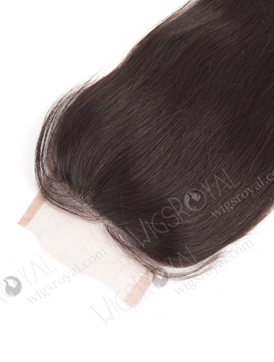 In Stock Indian Remy Hair 14" Straight Natural Color Top Closure STC-31-14215