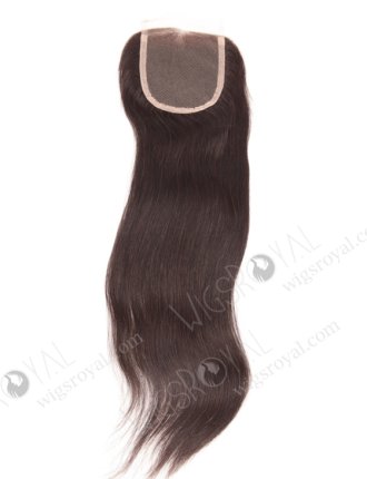 In Stock Indian Remy Hair 16" Straight Natural Color Top Closure STC-32