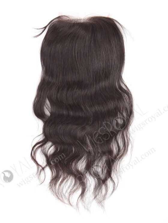 In Stock Indian Virgin Hair 14" Natural Wave Natural Color Silk Top Closure STC-15-14275
