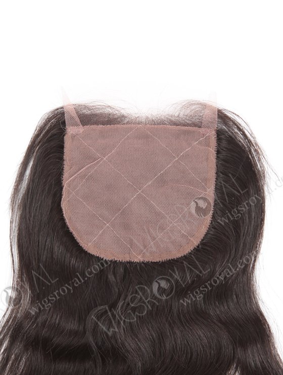 In Stock Indian Virgin Hair 14" Natural Wave Natural Color Silk Top Closure STC-15-14280