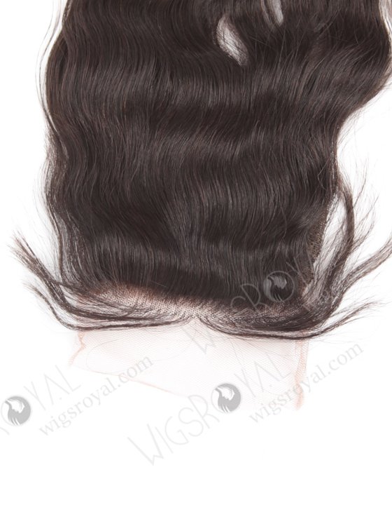 In Stock Indian Remy Hair 12" Natural Wave Natural Color Silk Top Closure STC-30-14253