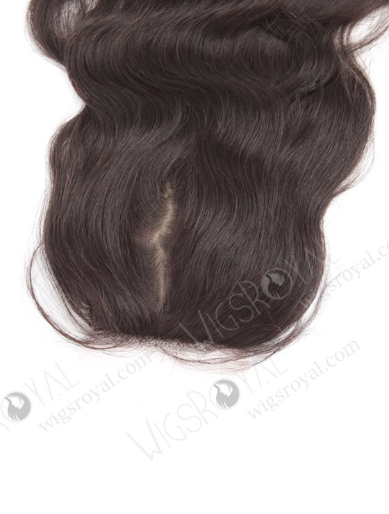 In Stock Indian Remy Hair 18" Natural Wave Natural Color Silk Top Closure STC-14-14271