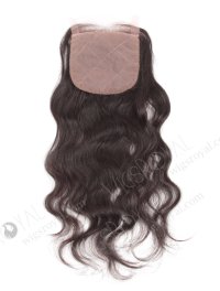 In Stock Brazilian Virgin Hair 14" Natural Wave Natural Color Silk Top Closure STC-18