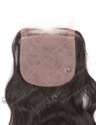 In Stock Brazilian Virgin Hair 14" Natural Wave Natural Color Silk Top Closure STC-18