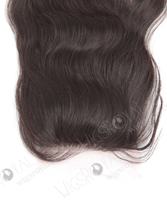 In Stock Indian Remy Hair 14" Natural Wave Natural Color Silk Top Closure STC-12-14258