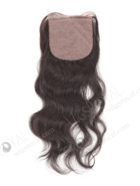 In Stock Indian Remy Hair 14" Natural Wave Natural Color Silk Top Closure STC-12