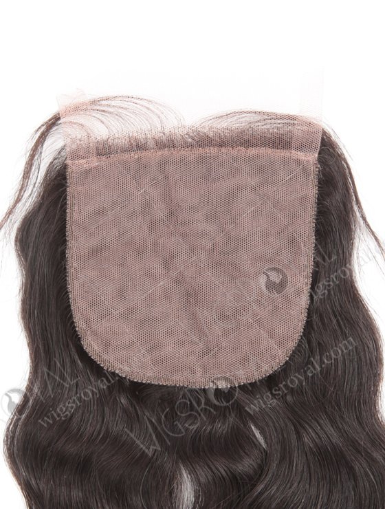 In Stock Indian Remy Hair 16" Natural Wave Natural Color Silk Top Closure STC-13-14267