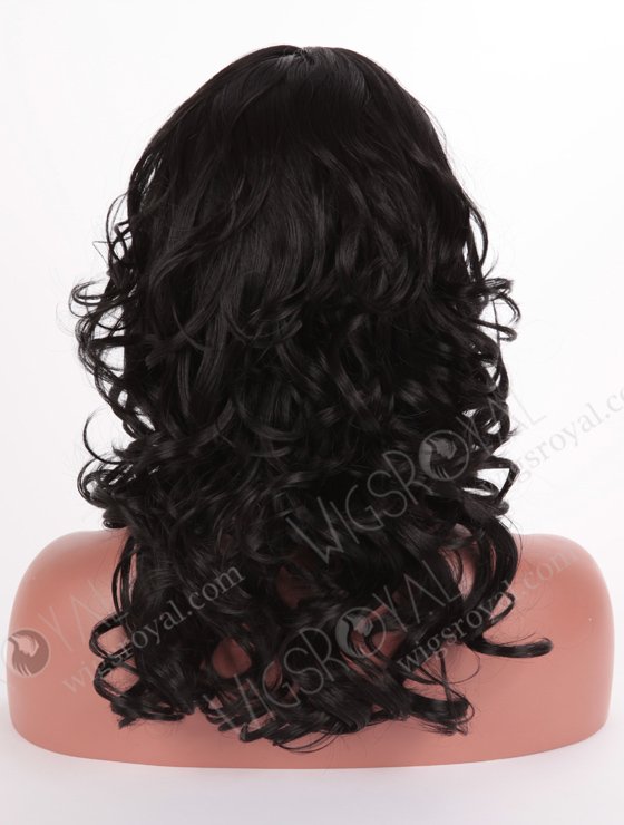 In Stock Normal Synthetic Wig Medium Curly LILY-1B#-14370
