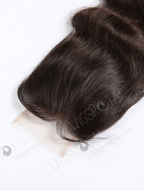 In Stock Malaysian Virgin Hair 12" Natural Straight Natural Color Top Closure STC-29-14234