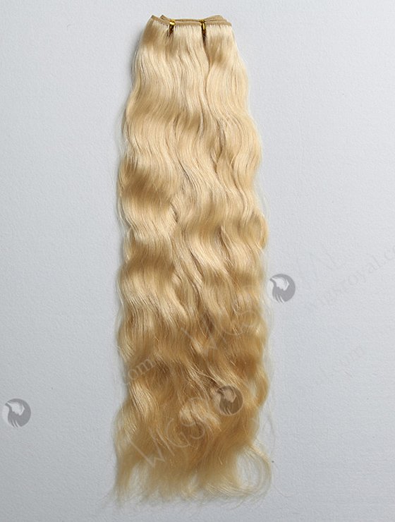 In Stock Malaysian Virgin Hair 18" Natural Wave 613# Color Machine Weft SM-335-14472