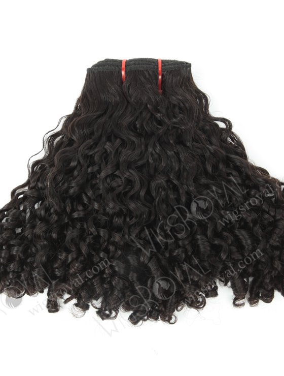 Top Quality 12'' Double Drawn Peruvian Virgin Natural Color Tight Pissy Hair Wefts WR-MW-155-15772