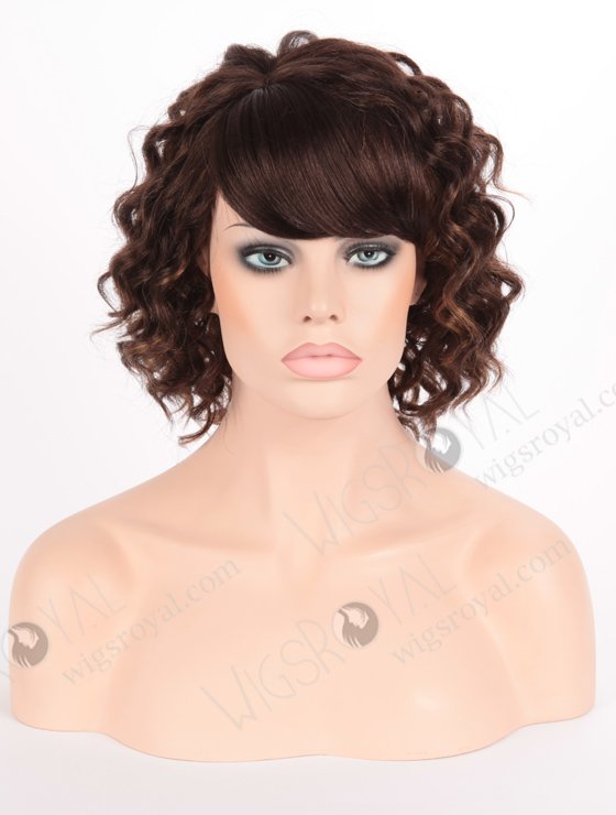In Stock Normal Synthetic Wig Short Curly BOBBY-4F27#