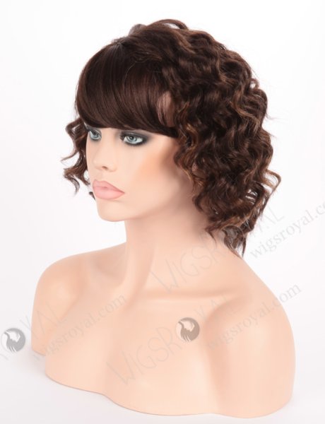 In Stock Normal Synthetic Wig Short Curly BOBBY-4F27#
