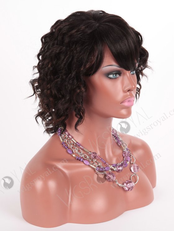 In Stock Normal Synthetic Wig Short Curly BOBBY-1BF30#-14858